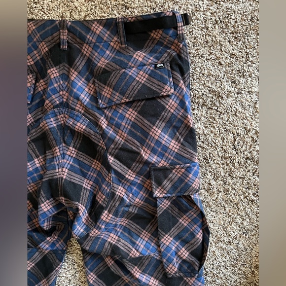 Stussy woolen check cargo pants us32 - Picture 9 of 11